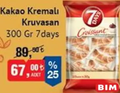 7DAYS KAKAO KREMALI KRUVASAN 300 G fiyat ve kampanya bilgisi